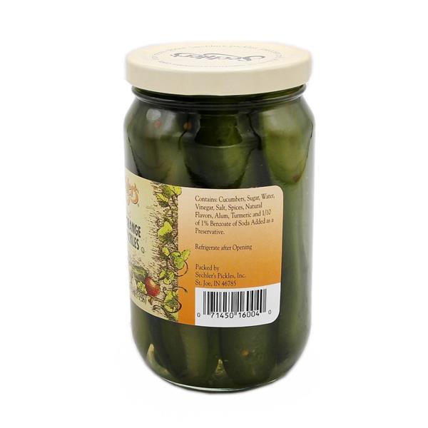 Sechler S Candied Sweet Orange Strip Pickles Hy Vee Aisles Online Sechler S Candied Sweet Orange Strip Pickles Hy Vee Aisles Online