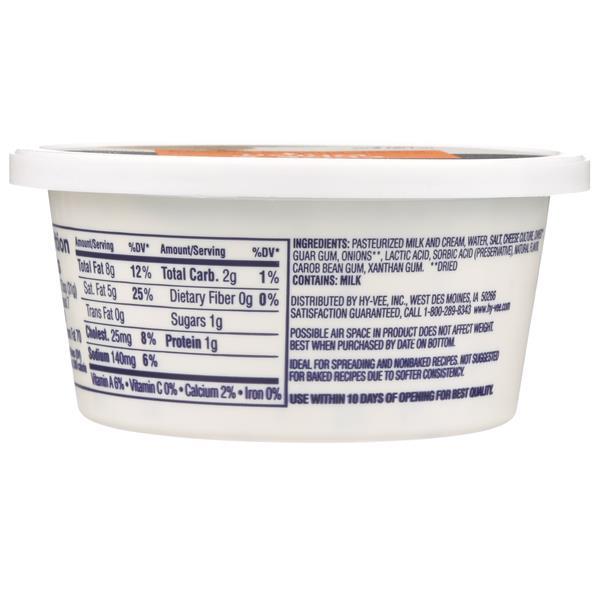 HyVee Onion & Chive Cream Cheese Spread HyVee Aisles Online Grocery