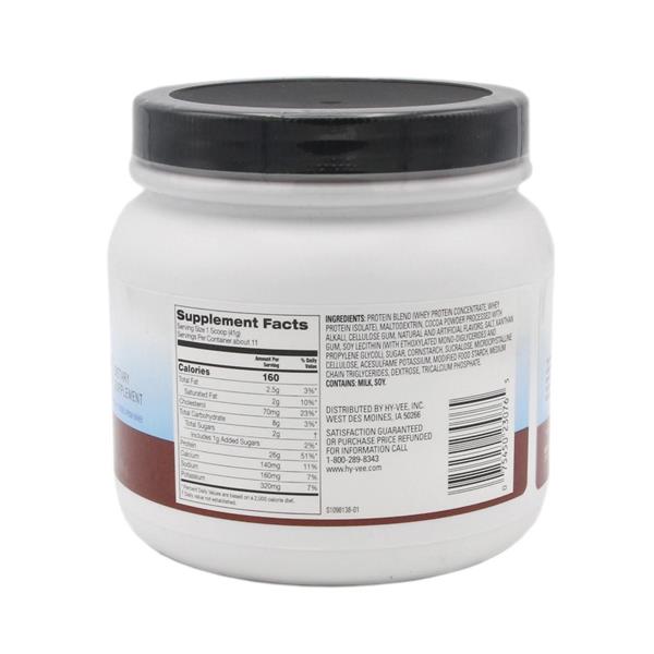 HyVee 100 Whey Protein Blend Powder Chocolate HyVee Aisles Online