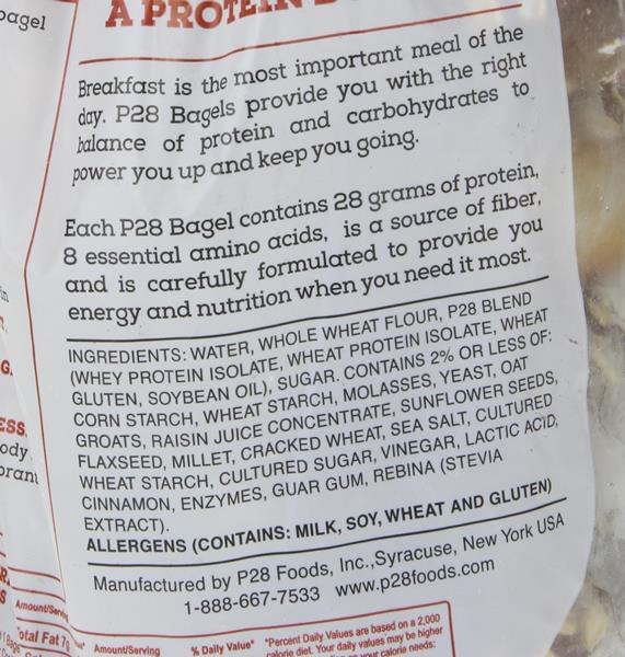 P28 The Original High Protein Bagels Hy Vee Aisles Online