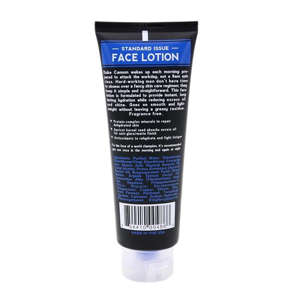 Duke Cannon Standard Issue Face Lotion Fragrance Free HyVee Aisles