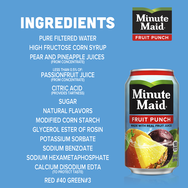 Minute Maid Fruit Punch, 12 Pack | Hy-Vee Aisles Online Grocery