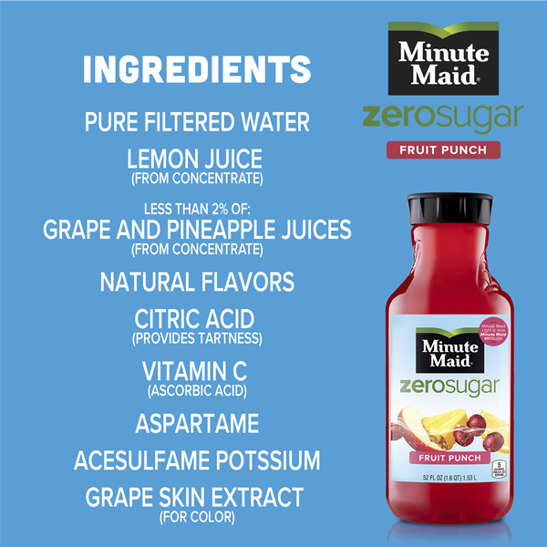 Minute Maid Sugar Fruit Punch Hy-Vee Aisles Online Grocery Shopping