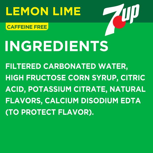 7UP Lemon Lime Soda,, 24 Pack | Hy-Vee Aisles Online Grocery Shopping
